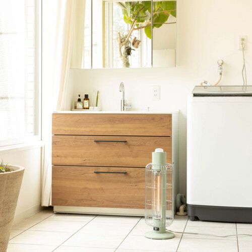 【長期保証付】アラジン CAH-G42GE G グリーン 電気ストーブ 遠赤グラファイトヒーター トリカゴ CAHG42GEG