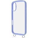 ray-out(レイ・アウト) RTP46CMD1/PA iPhone16用 Puffull 耐衝撃 バンパー ハイブリッドケース ペールブルー(2)