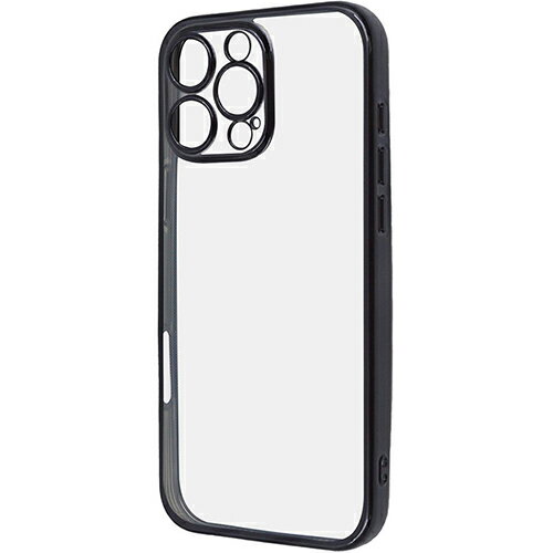 ray-out(レイ・アウト) RTP49PFC2/BM iPhone16ProMax用 カメラ保護 衝撃吸収 バンパー TPUソフトケース ブラック