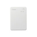 【長期保証付】CANON(キヤノン) SELPHY セルフィー QX20WH(ホワイト) コンパクト ミニフォトプリンター