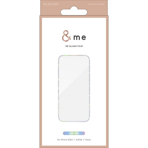 ���쥳��(ELECOM) PM-A24AFLGFARR(��������) iPhone16�ѥ��饹�ե���� ��Ʃ�� �����ݸ� ����/�����ɻ� ��ˢ�ɻ�