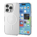 エレコム(ELECOM) PM-A24CMAG02WH(ホワイト) iPhone16 Pro用ケース カメラレンズ保護設計 磁力吸着ワイヤレス充電対応(2)