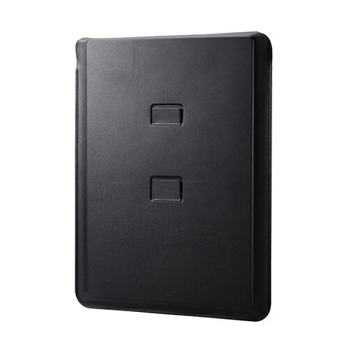 エレコム(ELECOM) TB-A24PMPPLS2BK(ブラック) 11インチ iPad Pro(M4) 用 レザーポーチ Apple Pencil収納 スタンド