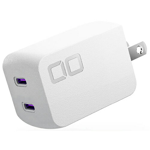 CIO(シーアイオー) Novaport DUOII 45W2C ホワイト(第2世代) 45W 2ポート GaN急速充電器 CIO-G45W2C-N2-WH CIO(シーアイオー) Novaport DUOII 45W2C ホワイト(第2世代) 45W 2ポート GaN急速充電器 CIO-G45W2C-N2-WH