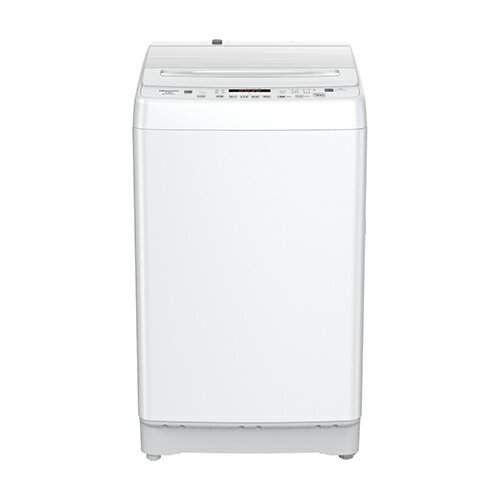 【設置】ハイセンス(Hisense) HW-DG75J ホワイト 全自動洗濯機 上開き 洗濯7.5kg