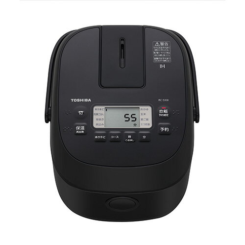 東芝 TOSHIBA RC-5XW-K ブラック IH炊飯器 3合 RC5XWK