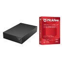バッファロー BUFFALO HD-SGDA8U3-B Seagate製ドライブ内蔵 CMR方式採用 HDD 8TB + マカフィー リブセーフ 3年 同時購入版