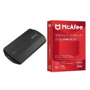 SSD-PHP2.0U3-BA USB 3.2(Gen2) 対応 外付けSSD 2TB + マカフィー リブセーフ 3年 同時購入版