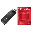 SSD-SCT2.0U3-BA(ブラック) ケーブルレス ポータブルSSD 2TB + マカフィー リブセーフ 3年 同時購入版