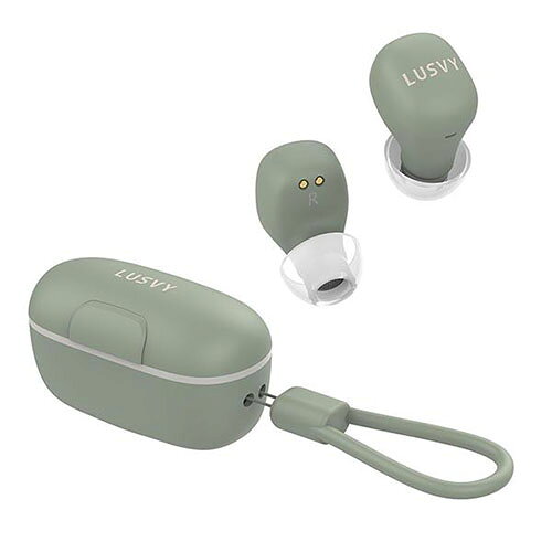 ナガオカ L103CAFEMAT 抹茶ラテ 完全ワイヤレスイヤホン 片耳わずか3g超小型軽量イヤホン L103CAFEMAT