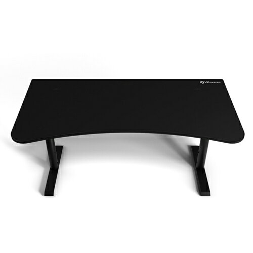 Arozzi(アロッツィ) ARENA-PURE-BLACK ゲーミングデスク Arena Gaming Desk Pure Black 160cm [2]