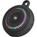 SOUL SS89BK(ブラック) S-STORM JOY ポータブルワイヤレススピーカー Bluetooth 5.3 マルチカラーLED内蔵 IPX6相当の防水性能(2)