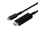 エレコム(ELECOM) MPA-CHDMIS10BK2(ブラック) USB Type-C 変換ケーブル 1m TypeC to HDMI 4K(3840×2160px)/60Hz 高耐久 マルチディスプレイ ミラーリング