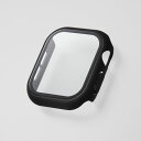 エレコム ELECOM AW-24BFCGBK(ブラック) アップルウォッチ カバー Series 10 (42mm) フルカバー 表面硬度10H 全面保護 2重構造 AW24BFCGBK(2)