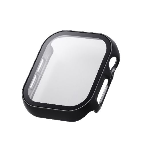 ���쥳�� ELECOM AW-24BFCGPBK �֥�å� ���åץ륦���å� ���С� Series 10 42mm �ե륫�С� ɽ�̹���10H �����ݸ� �᥿��å� 2�Ź�¤ AW24BFCGPBK