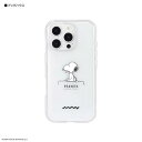 グルマンディーズ(gourmandis) SNGG-83A(ドッグハウス) ピーナッツ スヌーピー IIIIfit Clear iPhone16 Pro 対応 ケース(2)
