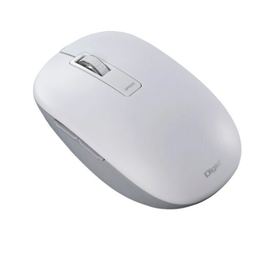 ナカバヤシ MUS-BKF219W ホワイト Bluetooth静音5ボタンBlueLEDマウス MUSBKF219W