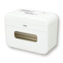 ナカバヤシ HES-T203W(ホワイト) パーソナルシュレッダー マイクロカット/A4サイズ