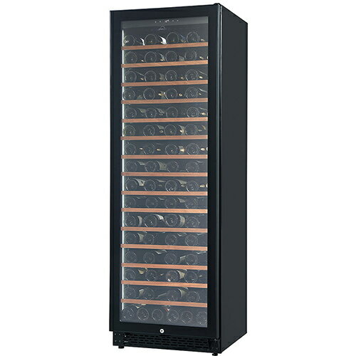 【標準設置料金込】【長期保証付】フォルスター(forster) FJP-336GS BK ワインセラー 126本収納 薄型タイプ 右開き 1温度タイプ 酷暑対応 ビルトイン可 スライドラック 24年モデル