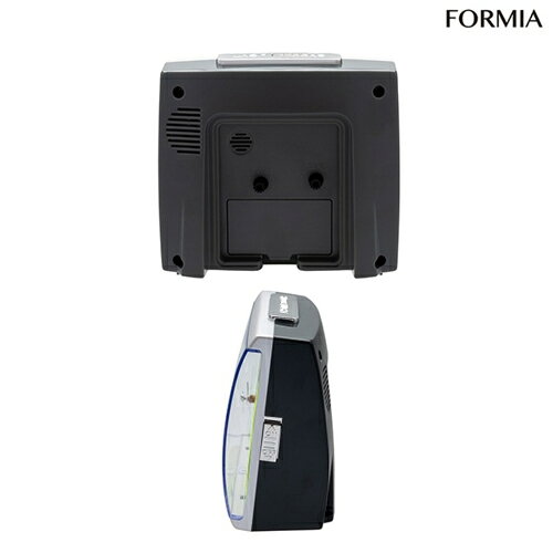 保土ヶ谷電子販売 HT-A035W-WH ホワイト アナログ目覚まし時計 見やすい 連続秒針 電子音 スヌーズ ライト 集光文字盤 [3]