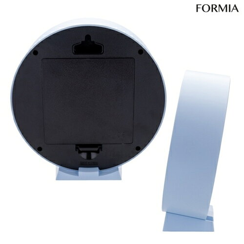 保土ヶ谷電子販売 HIC-005W-BU ブルー インテリアアナログ掛時計 置き掛け兼用 Formia フォルミア 連続秒針 ポップ [2]