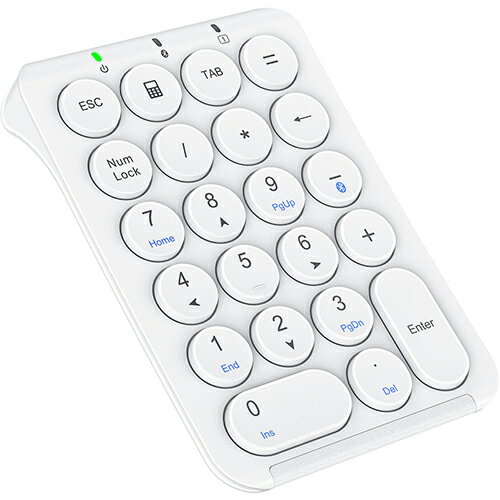 アイクレバー(iClever) IC-KP08-WH ホワイト テンキー Bluetooth