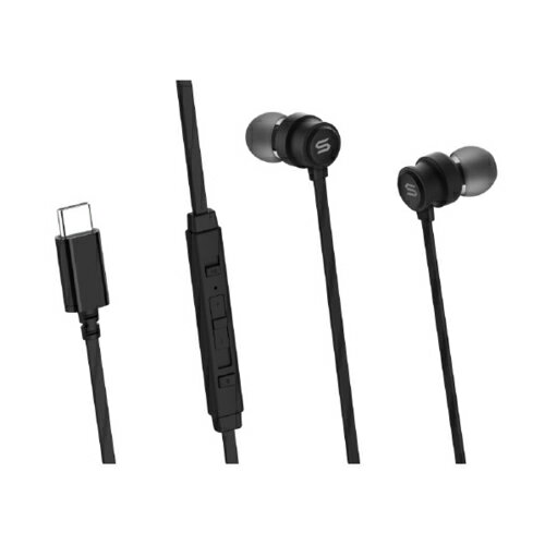 SOUL SC300BK ブラック SOUL 有線イヤホン USB-TypeC SC300BK