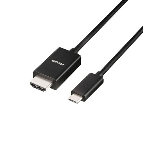 樂天商城 - バッファロー(BUFFALO) BSCHD20BK USB Type-C-HDMI出力 ディスプレイケーブル 約2m