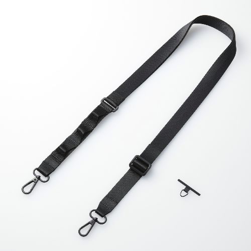 エレコム(ELECOM) P-STSDH1FLPBK ディープブラック スマホ ショルダー ストラップ 97〜150cm 長さ調整可 ループ付 ストラップホールシート付(2.0)