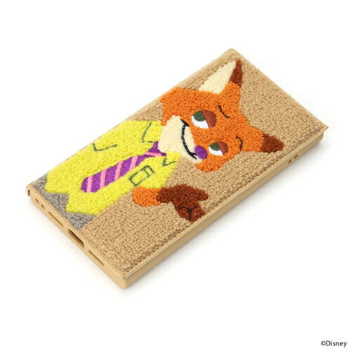 PGA PG-D25KCF05ZTP ズートピア iPhone 16e用 クリアフリップケース サガラ刺繍 Disneyケース