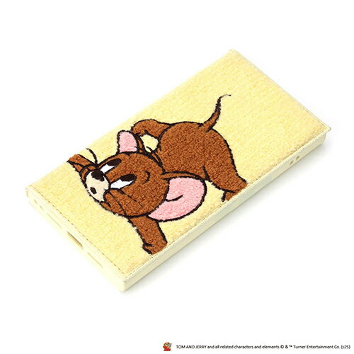 PGA PG-W25KCF02JER ジェリー iPhone 16e用 クリアフリップケース サガラ刺繍 Warner Bros.ケース(2)