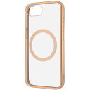 ray-out(レイ・アウト) RT-P50MG3/PGM(ピンクゴールド) iPhone 16e用 MagSafe対応 マグネットアクセサリー対応 衝撃吸収 バンパー マット メタリック ハイブリッドケース(2)
