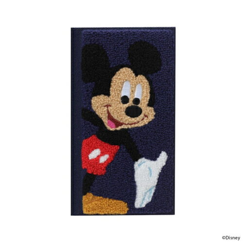 PGA PG-D25KCF01MKY ミッキーマウス iPhone 16e用 クリアフリップケース サガラ刺繍 Disneyケース