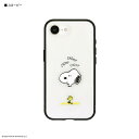 グルマンディーズ(gourmandis) SNGG-120B(スヌーピー) iPhone16e対応ケース プロテクトジャケット ピーナッツ スヌーピー IIIIfit Clear