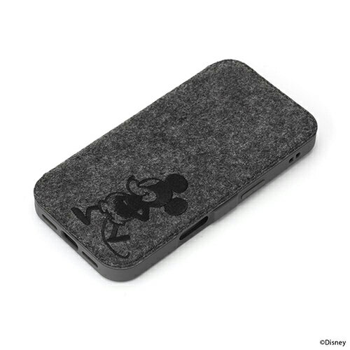 Rakuten - PGA PG-D24BGF05MKY ミッキーマウス iPhone 16 Pro用 ガラスフリップケース ディズニーキャラクター