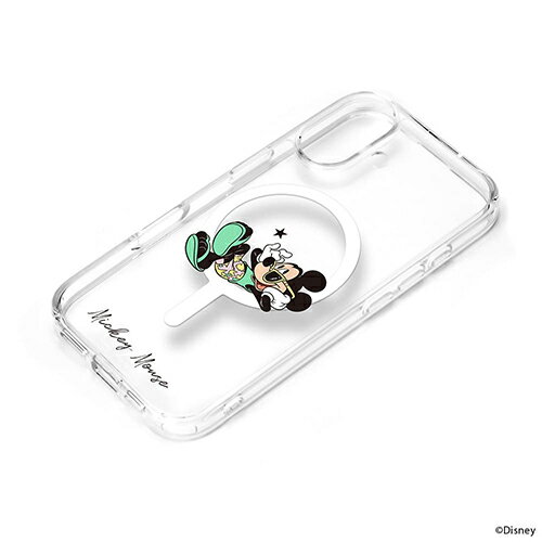 PGA PG-D24AMGPT01MKY ミッキーマウス iPhone 16用 MagSafe対応 ハイブリッドケース ディズニーキャラクター