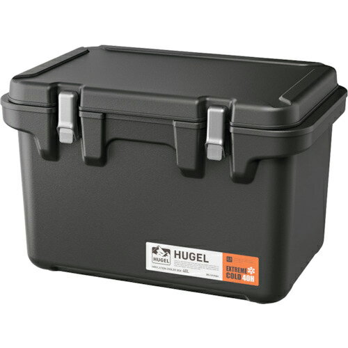 アイリスオーヤマ(Iris Ohyama) VITC-40 チャコールグレー HUGEL 真空断熱クーラーボックス 40L