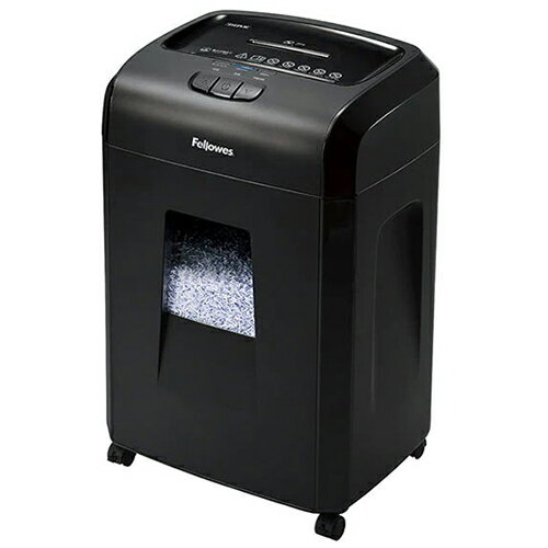 【長期保証付】フェローズ(Fellowes) 310MC-R ブラック デスクサイドシュレッダー