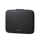 エレコム(ELECOM) ZSB-IBTHL11BK(ブラック) パソコンケース 11.6インチ PCバッグ 衝撃吸収 コンパクト スリム ダブルファスナー Z...