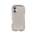 グルマンディーズ(gourmandis) GMD29SK(スモーク) iPhone 16 2LENS model対応クリスタルクリアケース