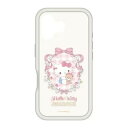 グルマンディーズ(gourmandis) SANG-451KT(ハローキティ) サンリオキャラクターズ iPhone16 対応 プランプフレームケース