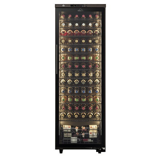 【標準設置料金込】フォルスター(forster) ST-309G-WK ウッドブラック 90本収納 右開き コンプレッサー..