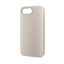 エレコム(ELECOM) PM-A25SSCSHGB(グレージュ) iPhone 16e ケース ハイブリッド シリコン カバー カメラレンズ保護設計 アンチダ...