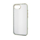 エレコム(ELECOM) PM-A25SUCTMLGN(ミント) iPhone 16e ケース ソフト カバー 衝撃吸収 カメラレンズ保護設計 ストラップホール付 メタリックライン(2)