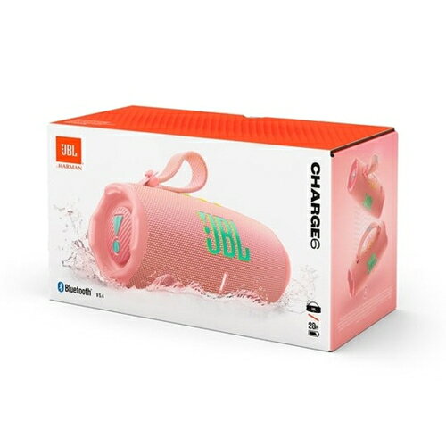 【長期5年保証付】JBL ジェイ ビー エル JBL CHARGE6(スウォッシュピンク) Bluetoo...
