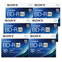 ソニー(SONY) 録画・録音用 BD-R ブルーレイディスク DL 50GB 一回(追記)録画 プリンタブル 4倍速 10枚 6個セット