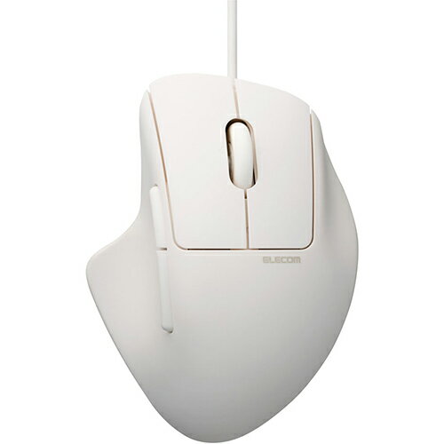 エレコム(ELECOM) M-SH31UBSKWH ホワイト 有線7ボタンマウス チルトホイール付 Sサイズ