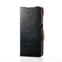 エレコム(ELECOM) PM-G253PLFYBK(ブラック) Galaxy A25 5G ケース レザー カバー 手帳型 マグネット フラップ 衝撃吸収 ストラップホール付 スタンド機能付(2)