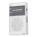 ナカバヤシ RD-03 SL(シルバー) ポケットラジオ 単3電池タイプ AM/FM・FMワイド対応 電池長持ちのアナログ同調
