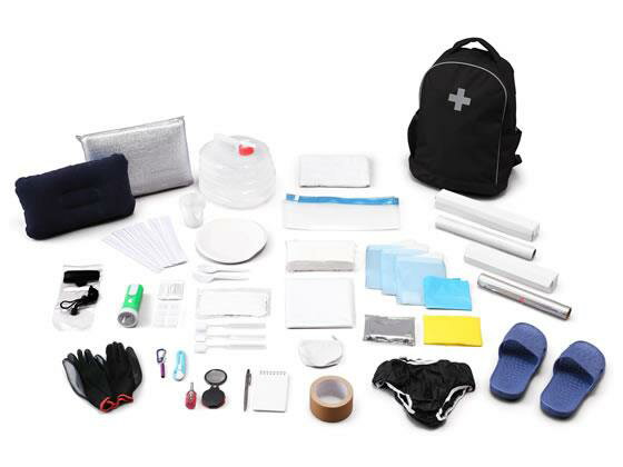 アイリスオーヤマ(Iris Ohyama) 防災リュックセット 1人用 食品無し 33点 ブラック